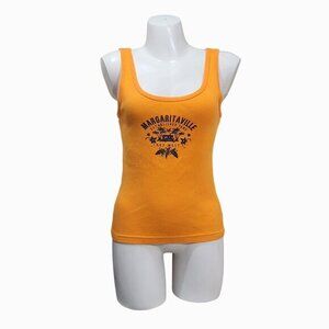 Jimmy Buffett Margaritaville Vintage Top L Blue Orange